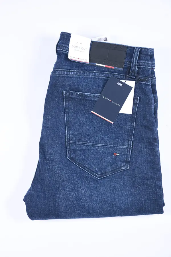 Jean Tommy Coupe Normal Ref-TH01162 ( Bleu foncé)